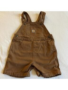 Carhartt kids brown overalls Size 3T